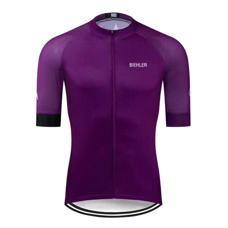 

BIEHLER Summer Cycling Jersey Mountain Bike Clothing Racing MTB Bicycle Clothes 100% Polyester Cycling Clothing Uniform