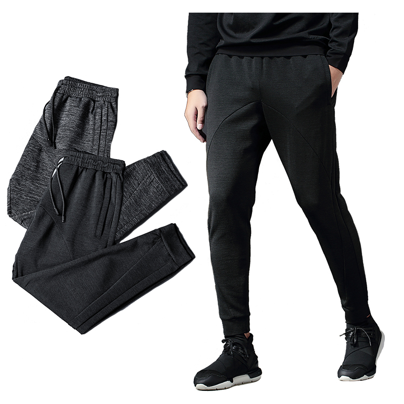 

Joggers Pants Solid Thin Men Sport Jogging Fitness Yoga Training Basketball Football pocket Long Trousers Exercise Workout Pants, Grey