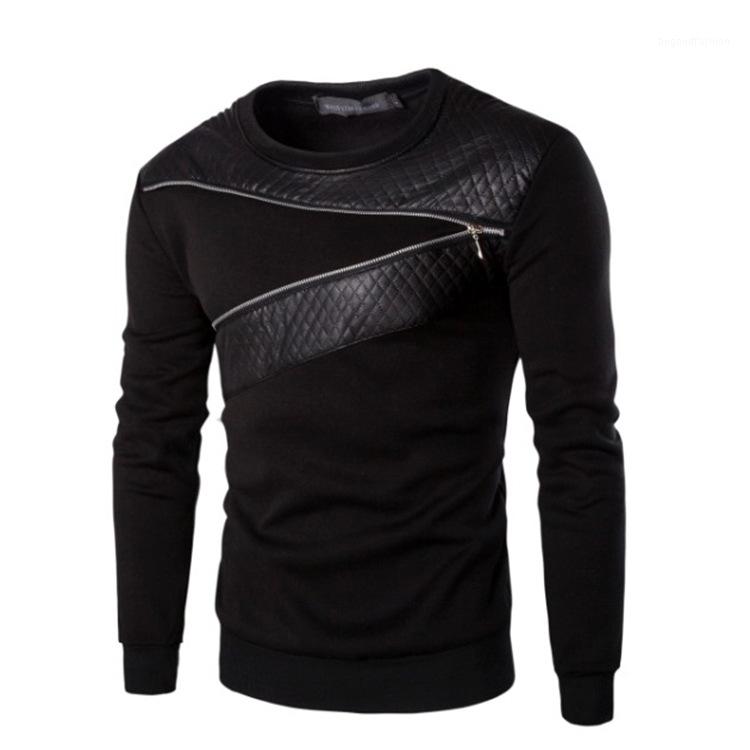 Mens Designer T Shirts Printemps automne Pull Hoodies Marque Hoodies Mode Hommes Tops Zipper Couture Panneaux À Manches Longues Haute Qualité1