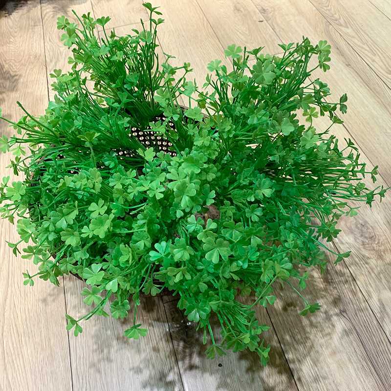 

Four leaf grass artificial grass artificial green plant wedding flower arrangement family garden hotel christmas green