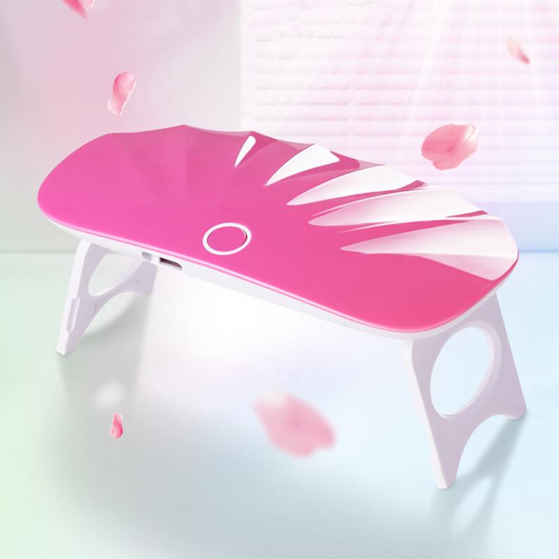 

LED UV nail gel curing lamp Portable USB Cable Use 30s Mini Phototherapy Machine Shell Light LED Nail Dryer Lamp Timer, White