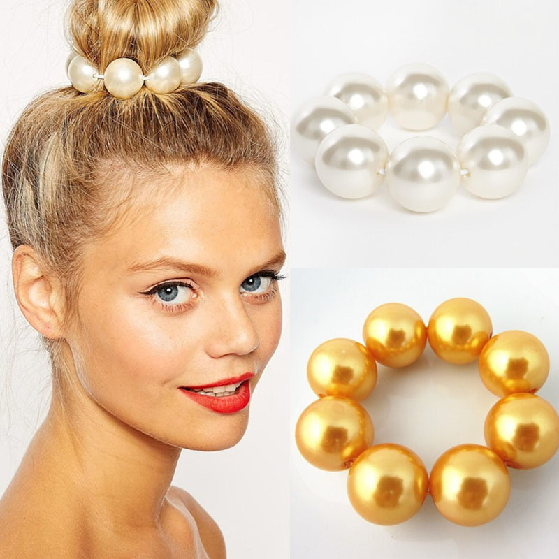 Women Pearl Hair Ring Flower Donuts Twist Elastic Bands Maker Diy Hairstyle  Tool Pearl Bud Dish Ladies Accessories From Super002, $1.84 | DHgate.Com