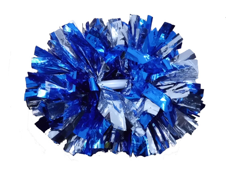 

High quality 40CM game pompoms cheering supplies Cheerleader pom poms supplies PVC pompons Color can free combination