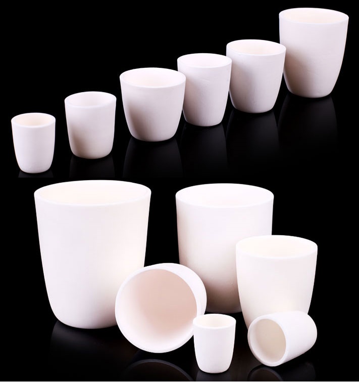 

Ceramic Crucible Alumina for Lab Experiment Capacity 5ml 30ml 40ml 50ml 100ml 500ml 750ml 1000ml 99% Pure alumina al2o3