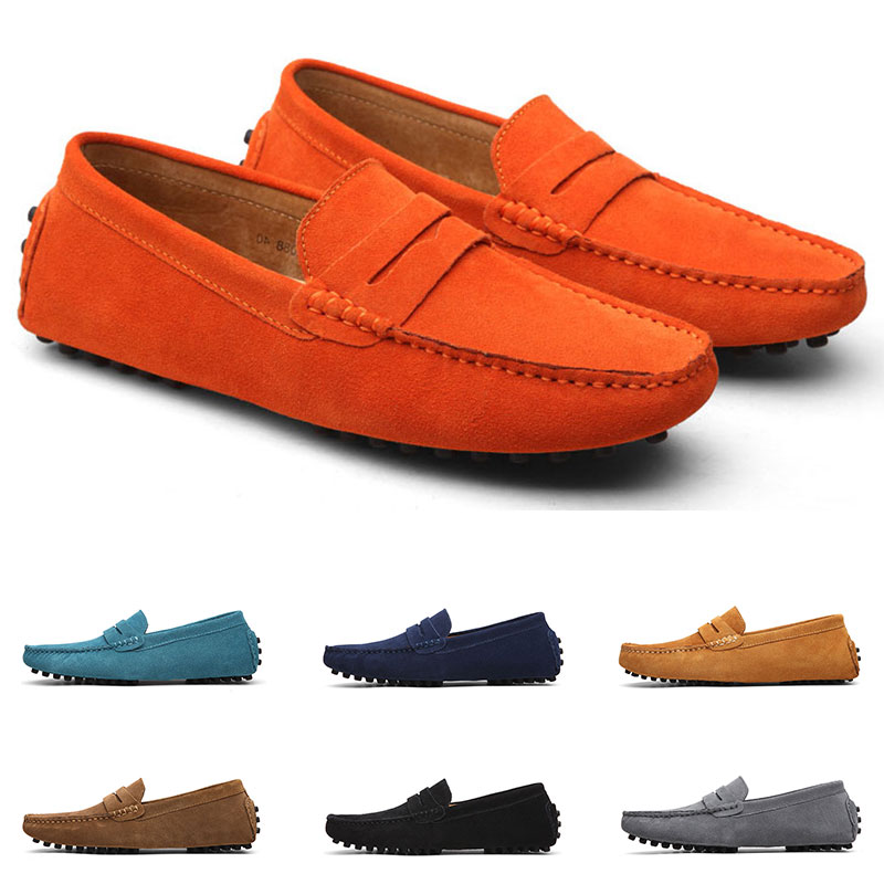 

2020 Large size 38-49 new men's leather men's shoes overshoes British casual shoes free shipping Eight, #04