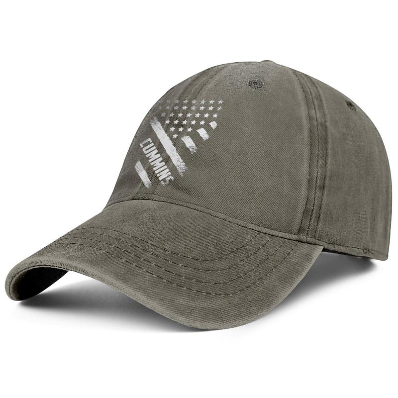 

Stylish Cummins US Unisex Denim Baseball Cap Golf Cute Hats Power, Blue;gray