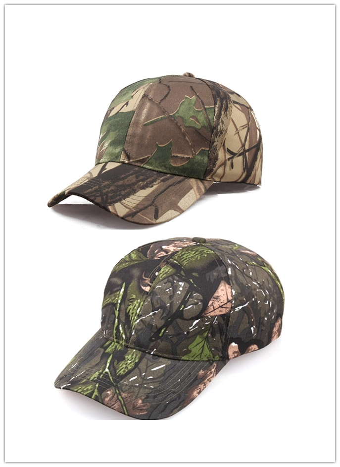 

JCAAAP Men/Women Camo Fishing Hiking Army Outdoor Sun Hat 2 Styles Adjustable Camouflage Baseball Cap, As shown