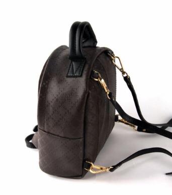 

Designer-Hight quality Women's Palm Springs Mini Backpack genuine leather children backpacks women printing leather large backpack 41560, Brown