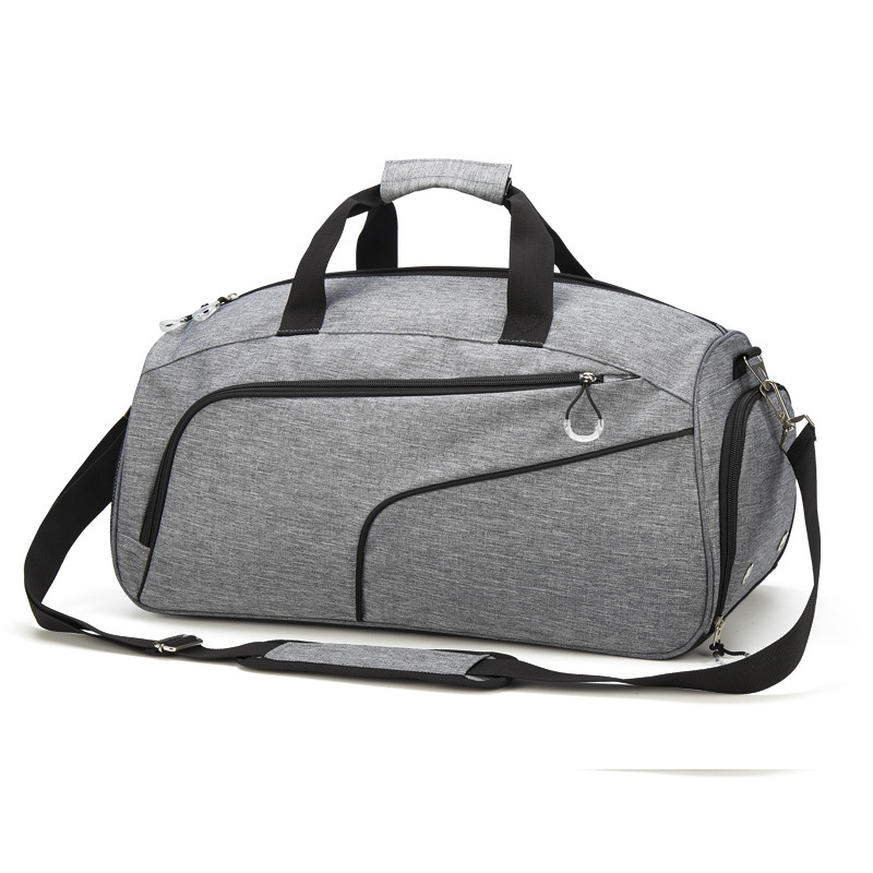 

Travel Bag Handbag Men's Sports Training Bag Dry and Wet Separation Fitness Travel Large-Capacity Luggage, Black