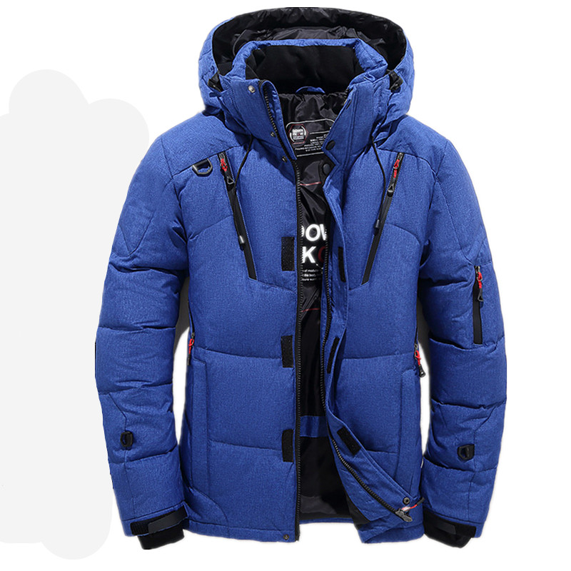 thick down jacket High Quality White Duck Thick Down Jacket men coat male Warm Clothing winter Down Jacket Outerwear