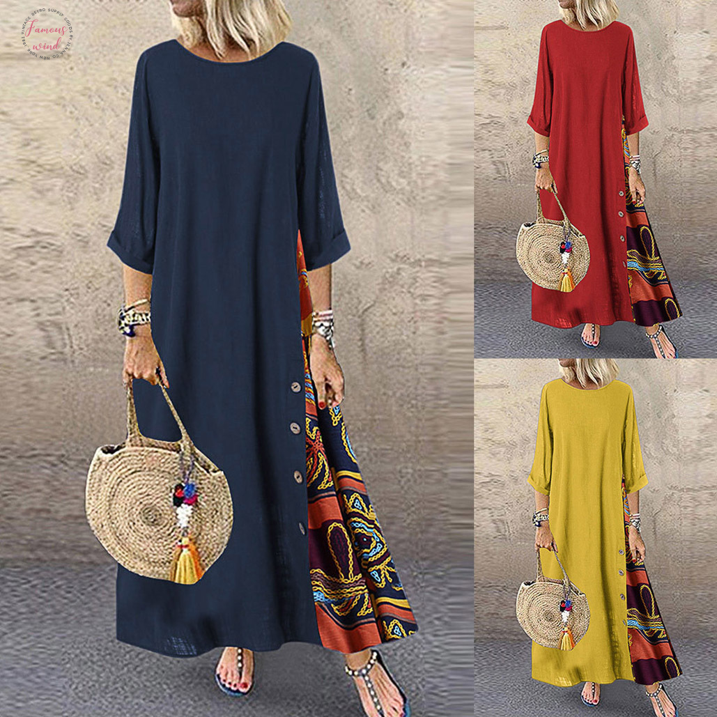 high low linen dress