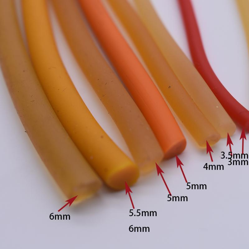 

1 Meter Diameter 5-6MM Solid Elastic Rubber (without hole) Natural Latex Yoga rope Used For Sports Exercise and fitness, Red