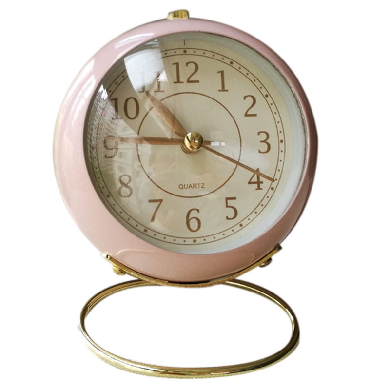 

Silent Alarm Clock Timer Metal Fashion Metal Alarm Clock Classic Desktop