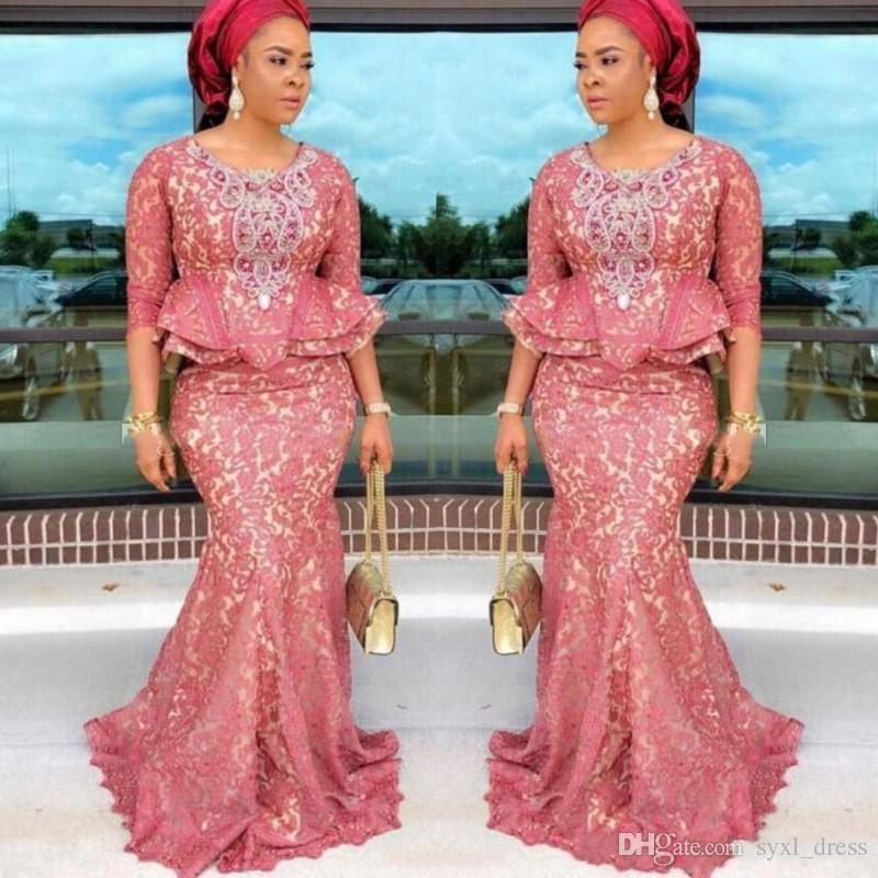 nigerian lace dresses 2019