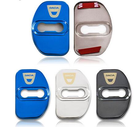 Accessoires de couverture de serrure de porte automatique étui de style de voiture pour Dacia Sandero MK2 Stepway pour autocollant de boucle en a