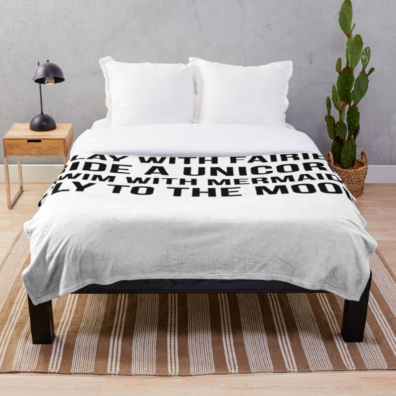 

Soft Blanket for Bed Sherpa Flannel Fleece Blanket Home Travel Sofa Soft Throw Perfectly Imperfect