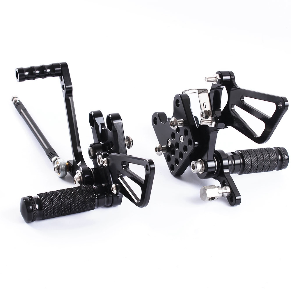 

For SV650 SV650S 1998-2014 GSXR1000 GSXR 1000 2001-04 Motorcycle Adjustable Rearsets Rear Sets Foot Pegs Pedal Foot Rests