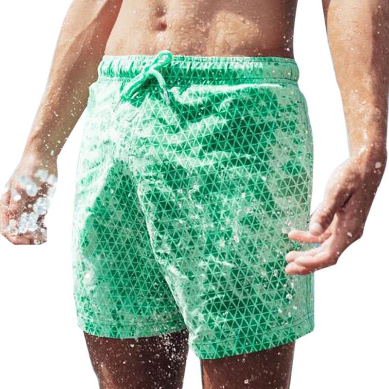 

Magical Change Color Beach Shorts Summer Men Swim Trunks Swimwear Swimsuit Portable Fashion Color Changing Shorts Swimming Cloth