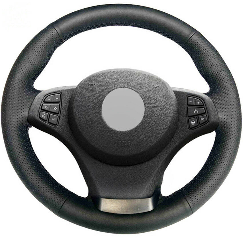 For BMW E83 X3 2003-2010 Steering Wheel Cover Hand-stitched Car Interior Case-image-454772638