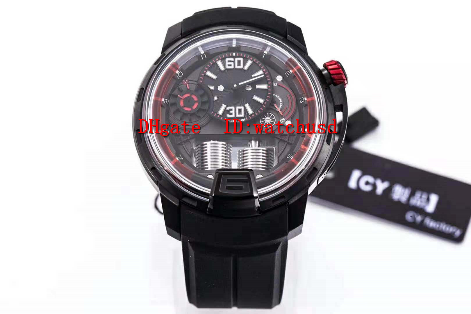 

CY Factory Stainless Steel Wristwatch Super Water Resistant Watches Sapphire Crystal Swiss NH05 Automatic Mechanical Transparent case back