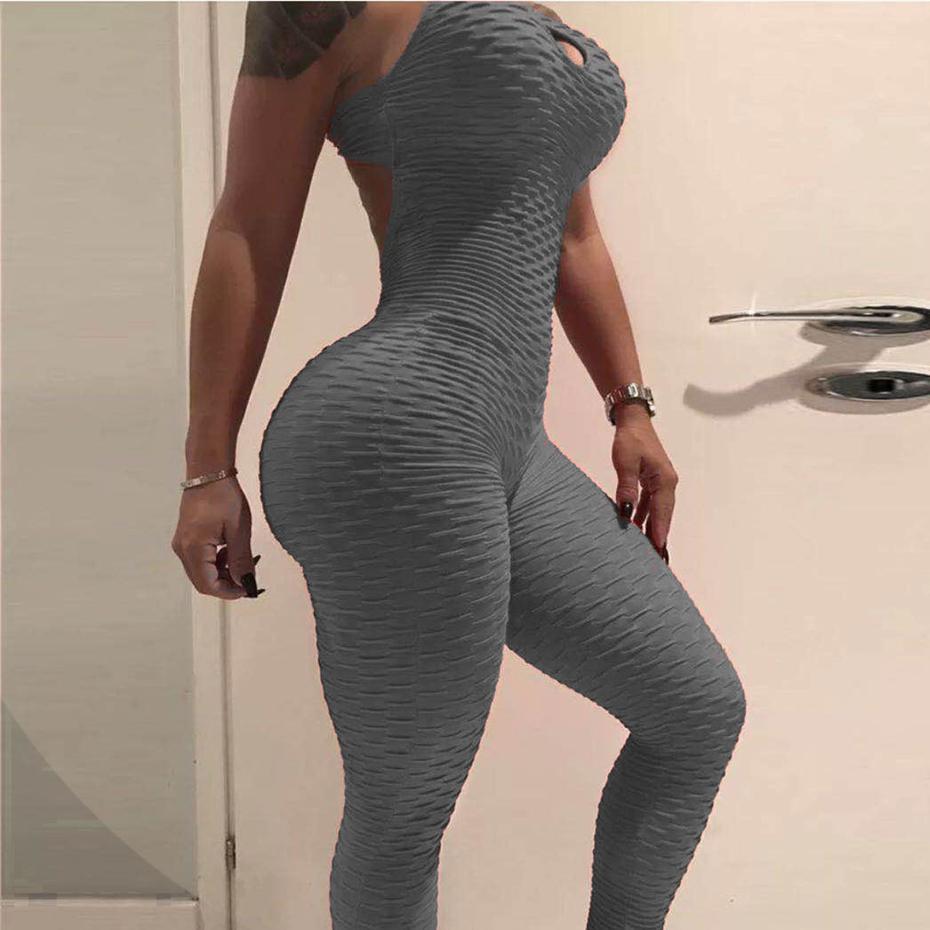 

Sport Suit Women Fitness Yoga Set Gym Sport Jumpsuits Solid Slim Sexy Stretchy Slim Gym Running Sets Sportswear Sports Tracksuit, Dark blue