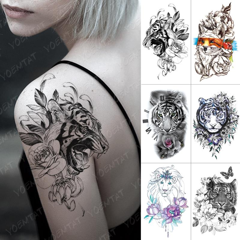 Men Flower Tattoo