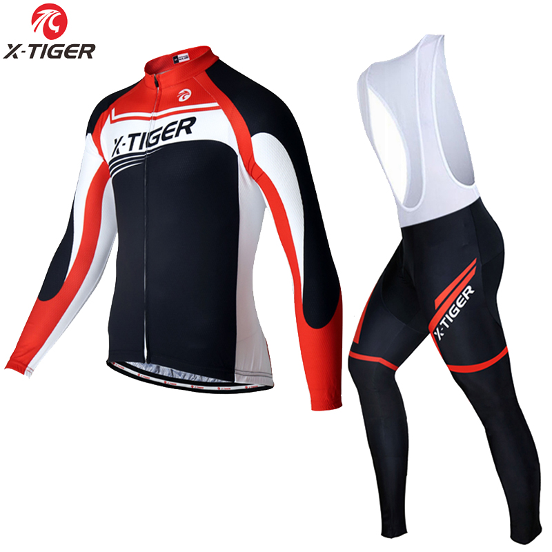 

X-Tiger 2020 Winter Thermal Fleece Long Sleeve Cycling Jersey Set Pro Keep Warm Mountain Bicycle CYcling Clothing For Men, Jerseys and pant