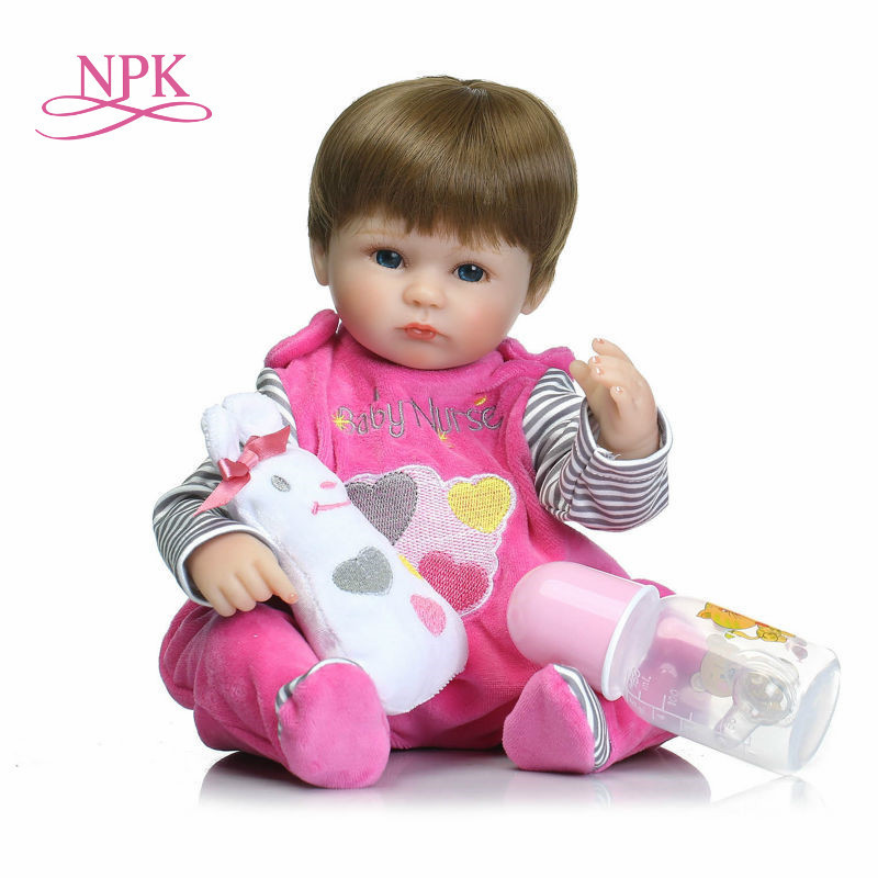 Bear Bebe Magnetic Pacifier Dummy Reborn Baby Doll 2pcs//Set Pink+Blue Nurse Gift