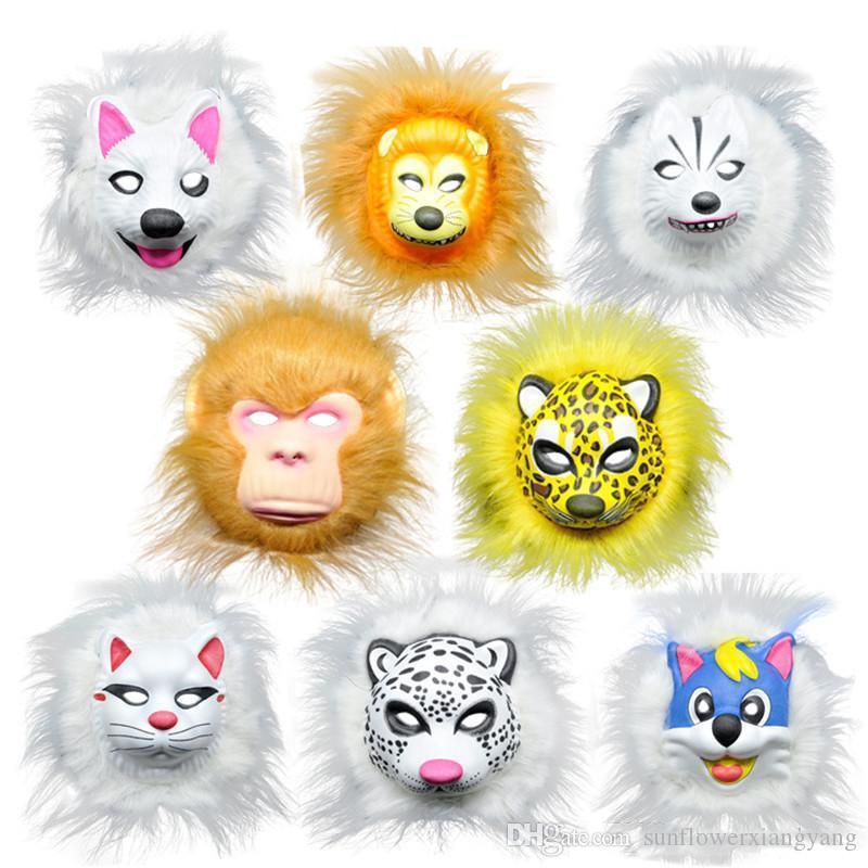 Maschera di carta di origine animale Leone
