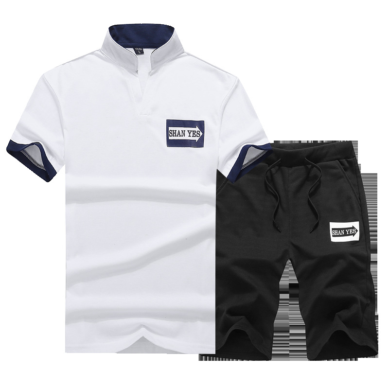 

mens designer tracksuits Loose Tracksuit Short Sleeve T-shirt Shorts Summer Suit Short Pants Fashion High Quality, Blue