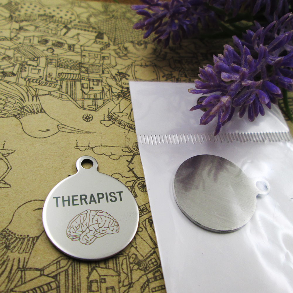 

40pcs--"Therapist Medical"stainless steel charms more style for choosing DIY Charms pendants for necklace