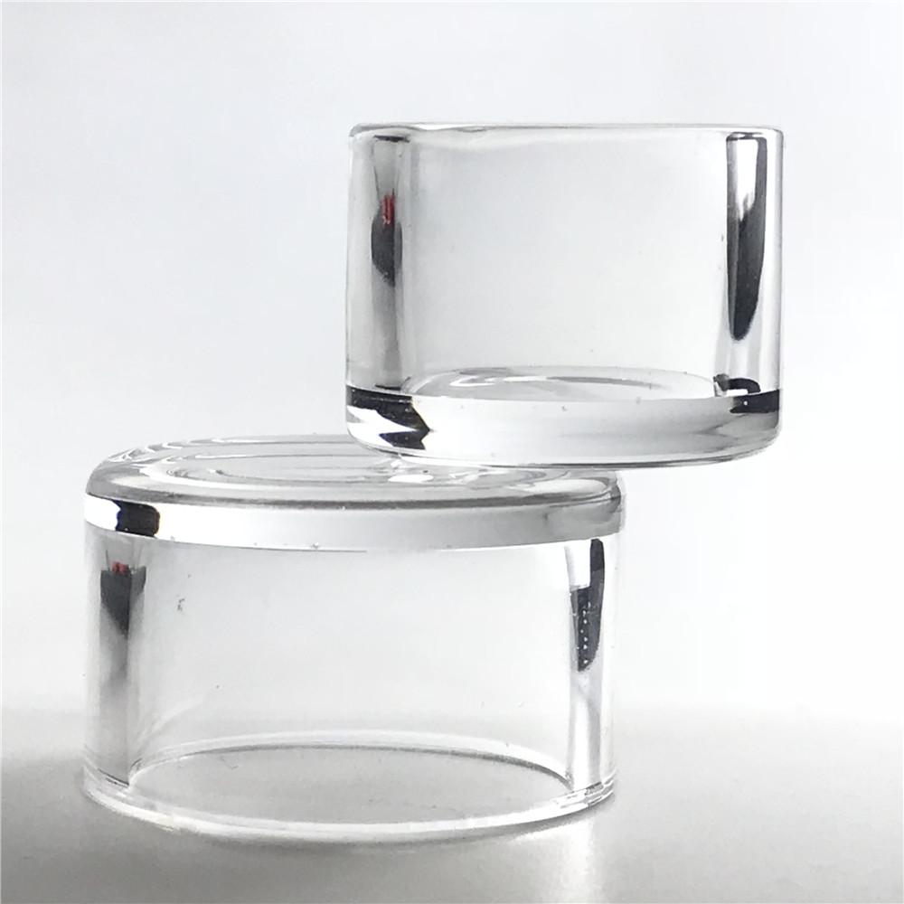 

New 20mm 25mm Thick Bottom Quartz Insert Dish Flat Top Quartz Nail Inserts for 25mm 30mm Domeless Quartz Nails Smoking Water Pipes