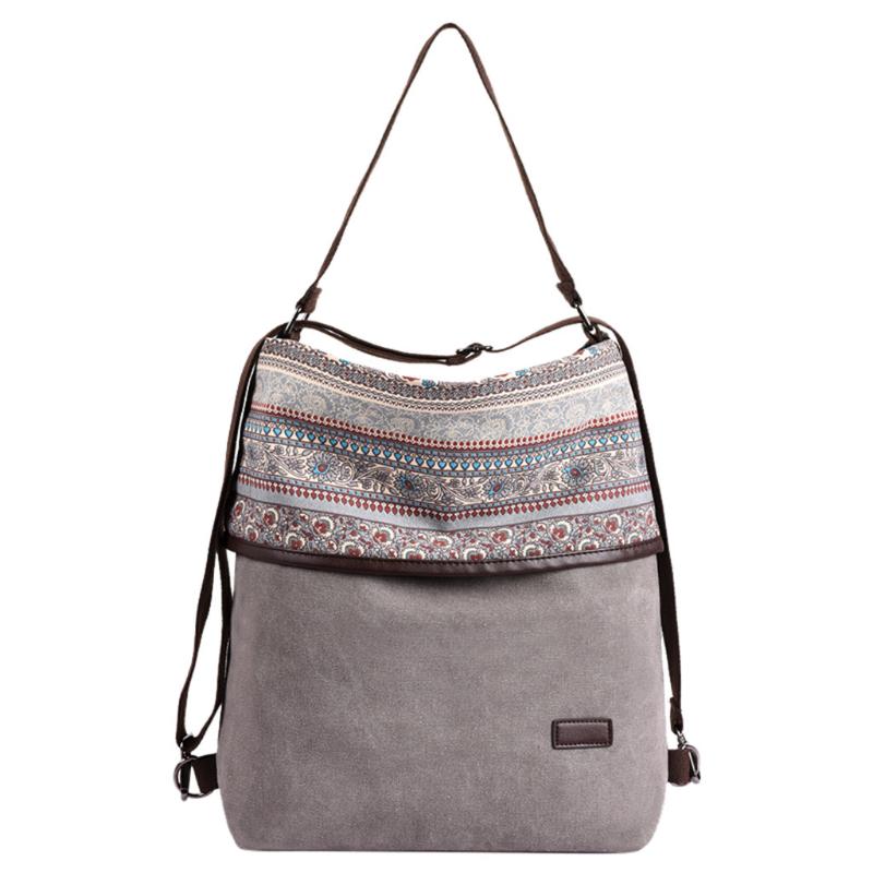 

Fashion Multipurpose Women Canvas School Bag Single Should Bags Handbag Spring And Summer Popular Wild Bag 1227, We