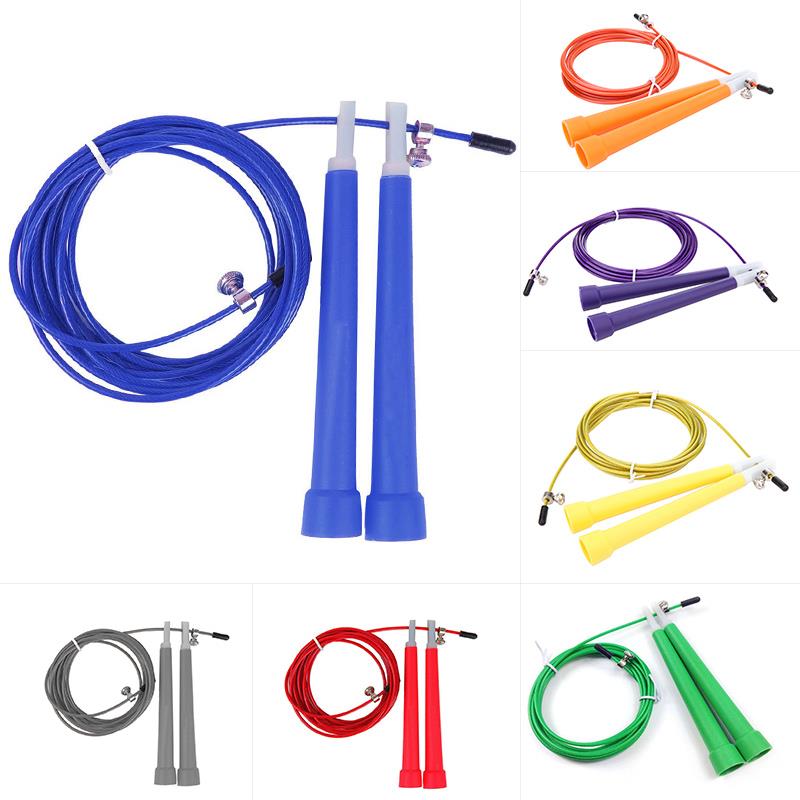 

Steel Skipping Rope Speed Jump Gym Boxing Exercise Crossfit Adjustable Cable