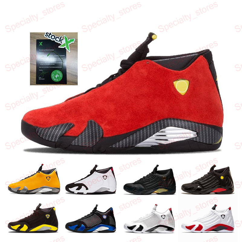 Wholesale 14 XIV Red Suede 14S Men Basketball Shoes Last Shot Sup White Reverse Ferr Sports Sneakers Outdoor High Quality Size 40-47