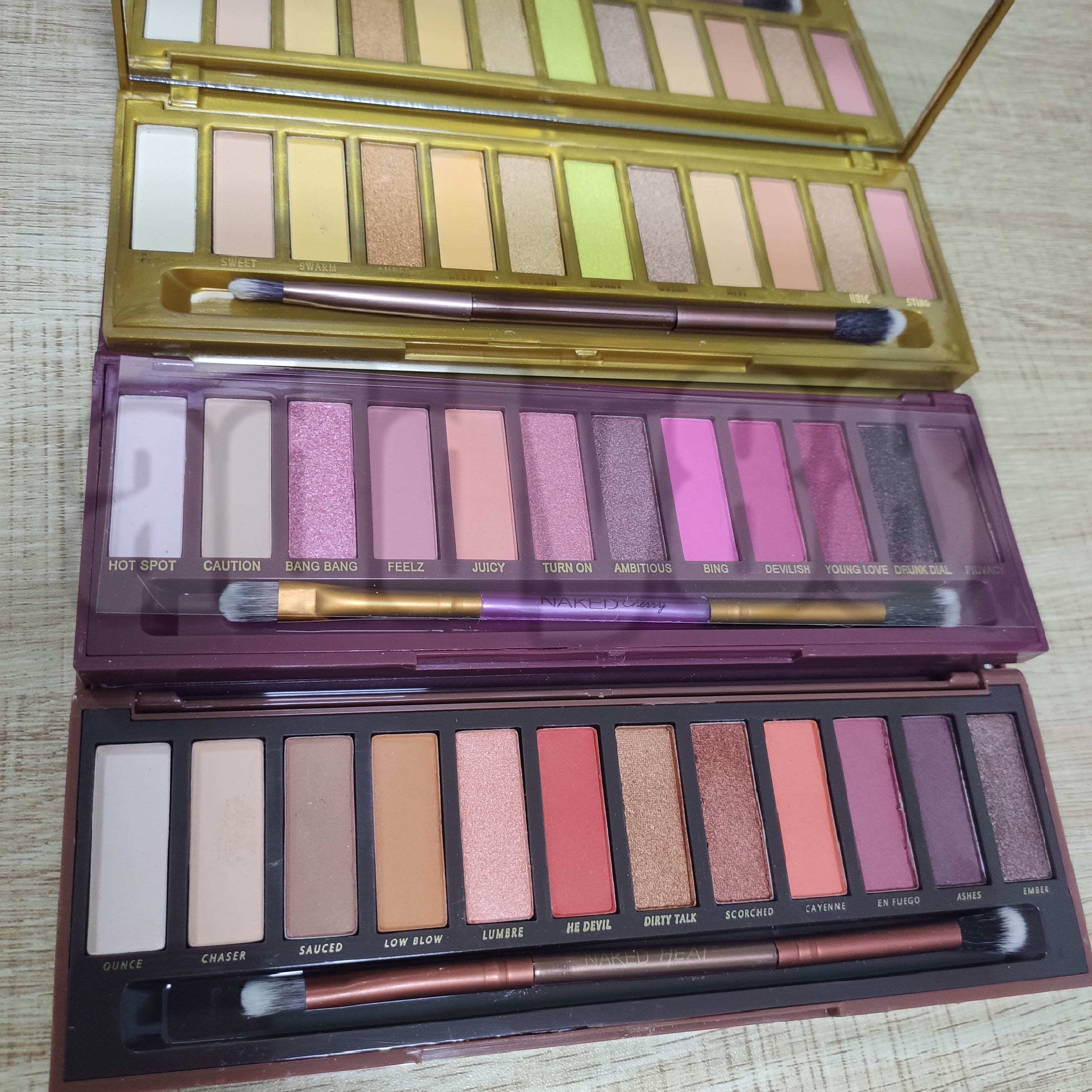 

hot brand NK eye makeup 12colors eyeshadow palette #2 #3 #5 cherry heat honey 6styles in stock dhl free ship, Multi