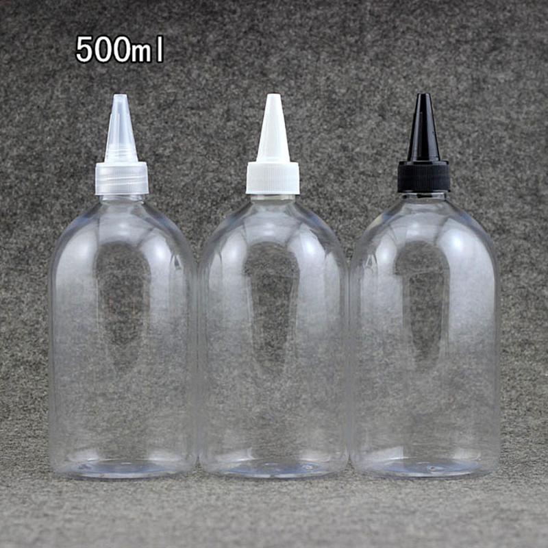

12pcs 500ml empty clear liquid plastic bottle with pointed mouth lid,500cc lotion bottles,travel cosmetic packaging container