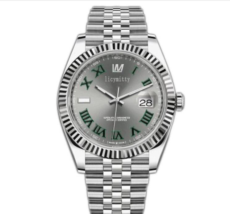 

2020 BP factory 2813 Mechanical Watch Men Big Magnifier 41mm Stainless steel Sapphire solid Clasp President Mens Watches Male Wristwatches, Bronze