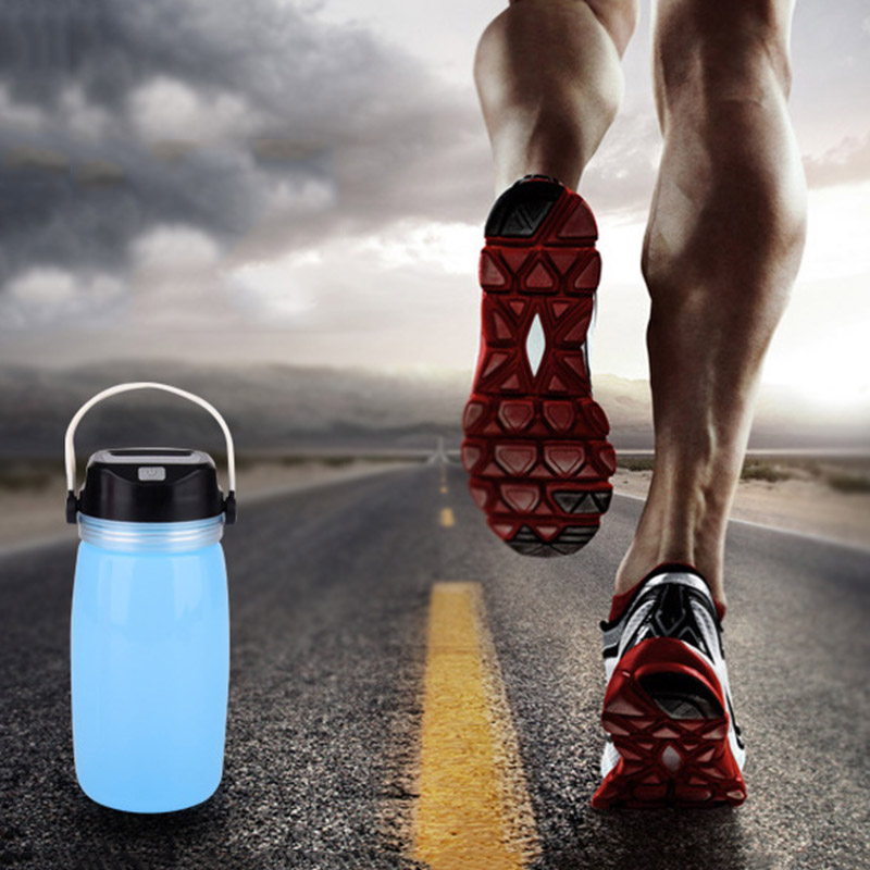 

Hot Solar Power LED Light Water Cup Rechargeable Multifunction Outdoor Camping Tent Glowing Cup MVI-ing, Pink