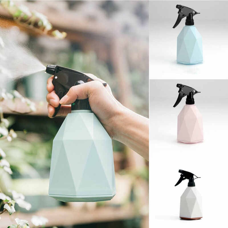 

Hot Sale Geometric Design Empty Spray Bottle Plastic Watering The Flowers Water Spray for Salon Plants Sprayers Candy Color