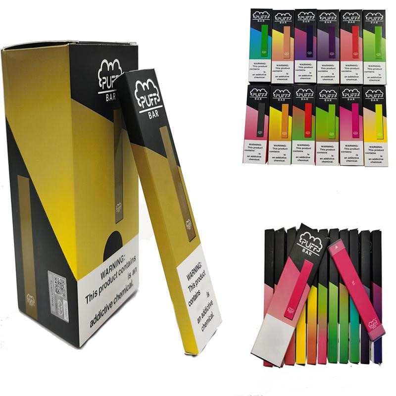 

Good Selling Puff Bar Disposable Vape Pen With Security Code 280mAh Battery 1.3ml Non-Rechargeable Pod Device With Display Box