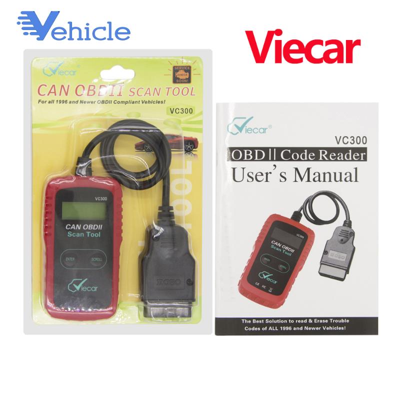 

Viecar VC300 ELM 327 V1.5 OBD OBD 2 Car Diagnostic Auto tool OBD2 Scanner Automotivo odb2 ELM327 V1.5 CY300 Code Reader