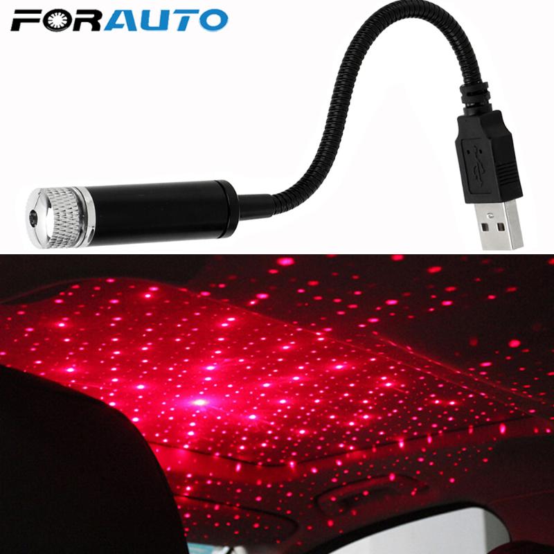 

LED Car Roof Star Light Projector Ambient Star Light Adjustable Multiple Lighting Effects Car USB LED Atmosphere Lamp