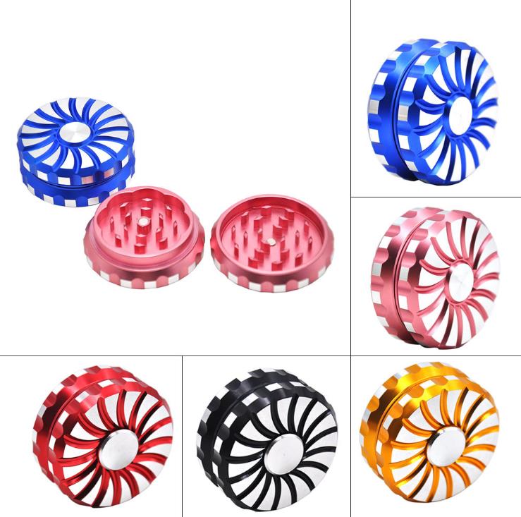 

Fingertip Gyro Metal Smoke Grinder Two-Layer Rotating Aluminum Alloy Grinder