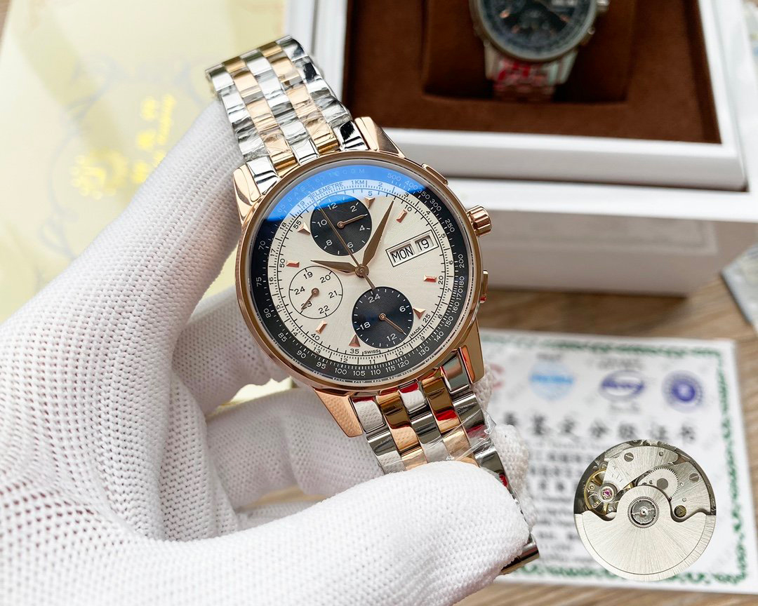 Top Quality Designer Wristwatch men 40mm Automatic Mechanical Luxury Watches Datejust Stainless Avigation Bigeye Heritage Wristwatches-image-529588598