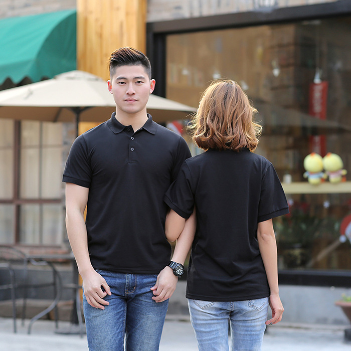 

Shirt Polo Women Cotton Short Sleeve Advertising Diy Custom Logo Polo Shirt Printing Casual Women's Polos, White