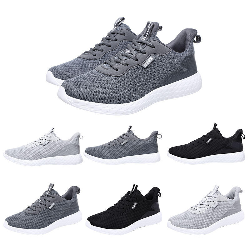 

Fashion womens mens running shoes black white grey Light weight Runners Sports Shoes trainers sneakers Homemade brand Made in China