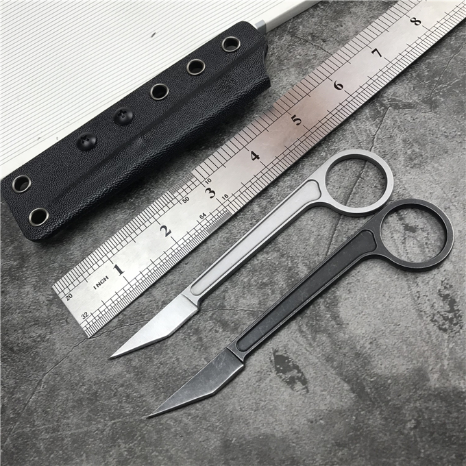 

FREE SHIPPING New CNC Stone wash All Steel Handle 440C Blade Survival Hunting Knife VTH151