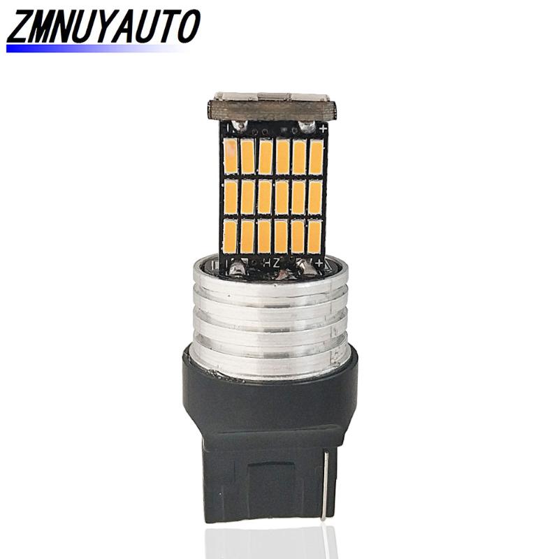 

LED T20 Amber 7440 W21W WY21W Led Bulbs Car Tail Bulb Brake Light Backup Reverse Lamp 12V