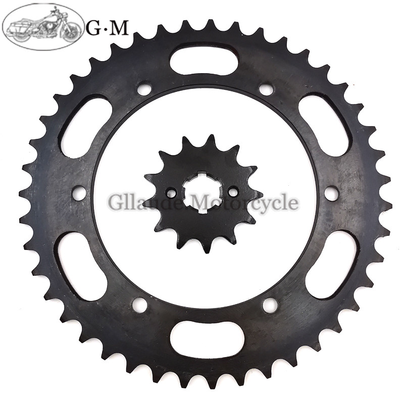 

520 Chain Motorcycle Front & Rear Sprocket gear 43 and 13 Teeth For KLX250 KL 250 Super Sherpa KDX 200 KDX 220 KDX250